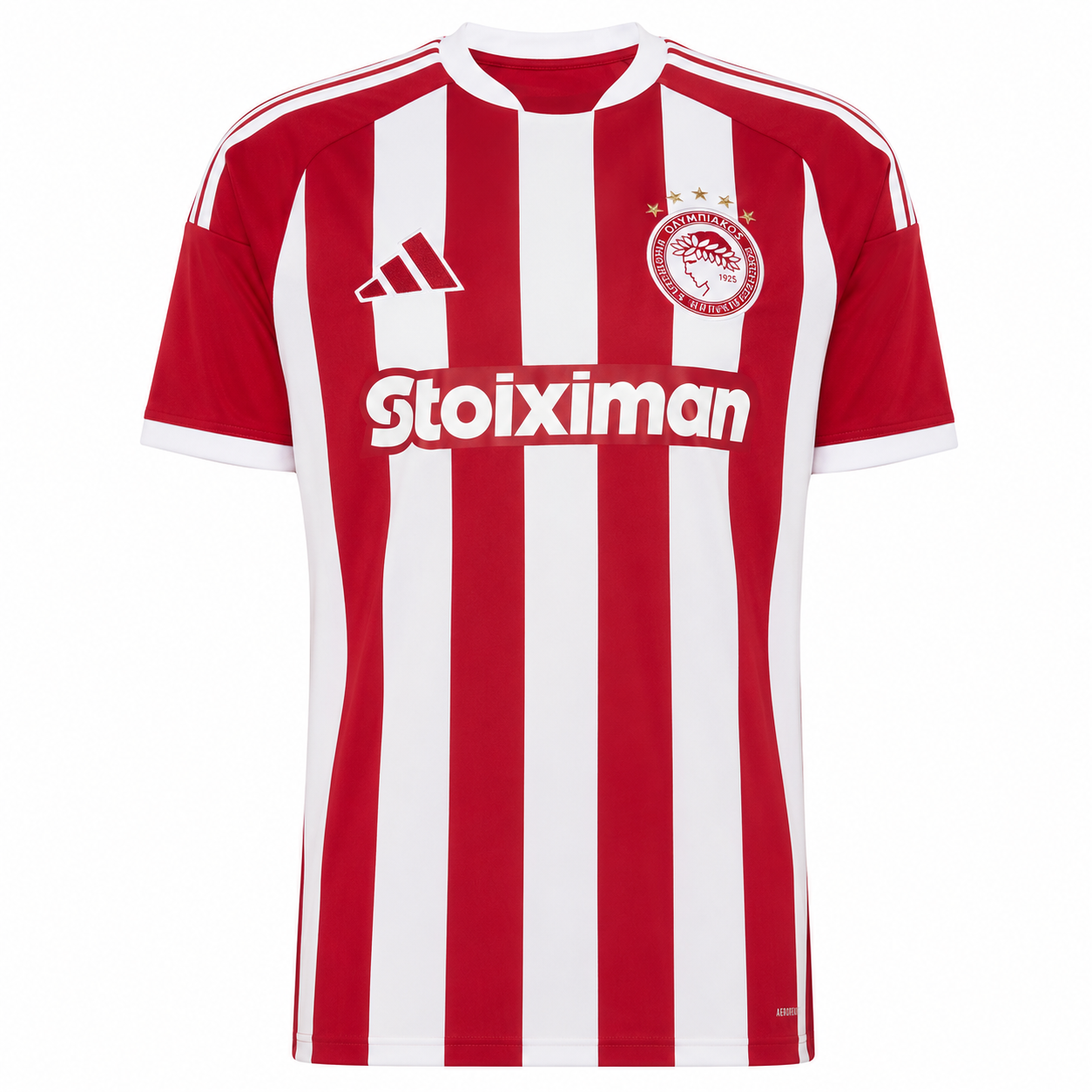Camiseta Olympiakos 26-27 local con escudo termosellado