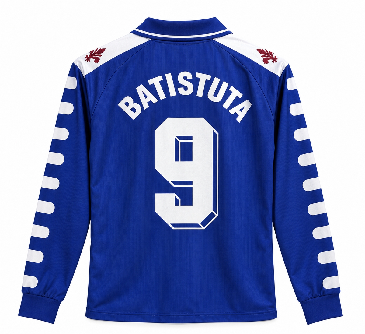 Camiseta Retro Fiorentina 1998 con BATISTUTA y el 9 estampados a la espalda