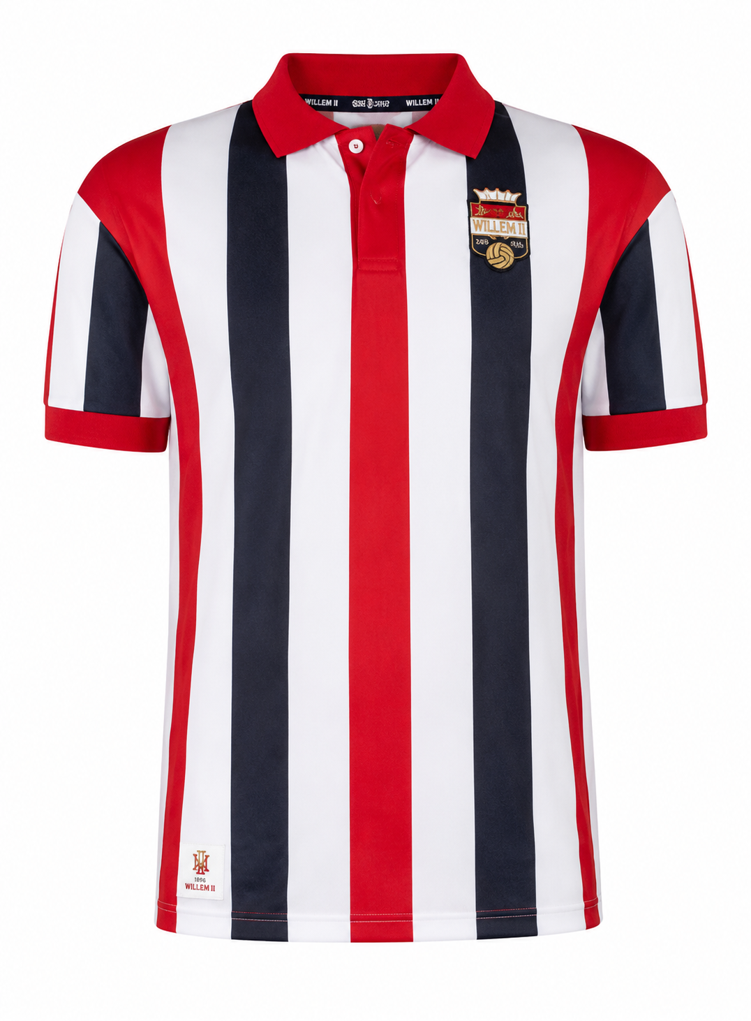 Camiseta Willem II 26-27 con escudo y logos termosellados