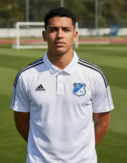 Camiseta Polo Millonarios Camiseta_blanca_Millos_presentacion | Velocity Savage - Ropa Deportiva de Fútbol en Colombia