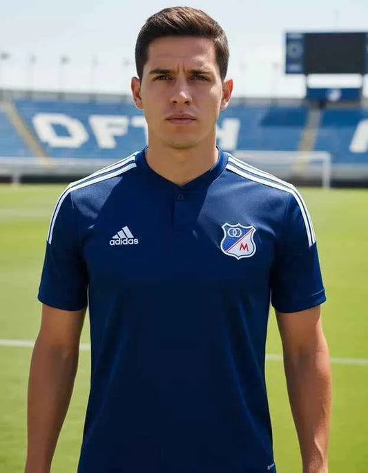 Camiseta Polo Millonarios Camiseta_presentacion_Millos | Velocity Savage - Ropa Deportiva de Fútbol en Colombia