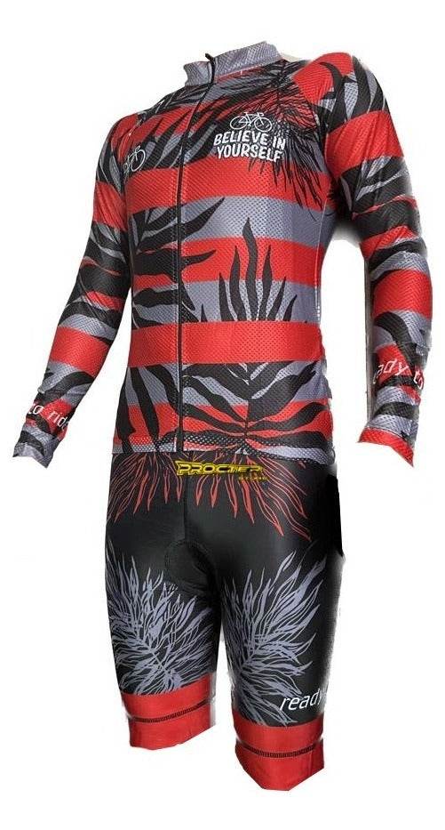 Uniforme De Ciclismo Conjunto Manga Larga - Velocity Savage
