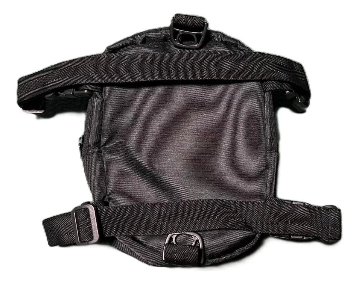 Tank Bag Rígido Porta Celular Piernero Expansible