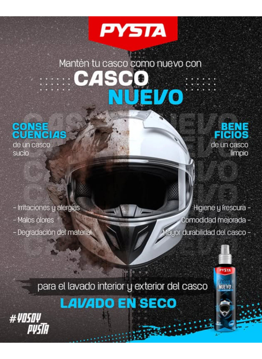 Casco Nuevo Limpiador Renovador De Cascos