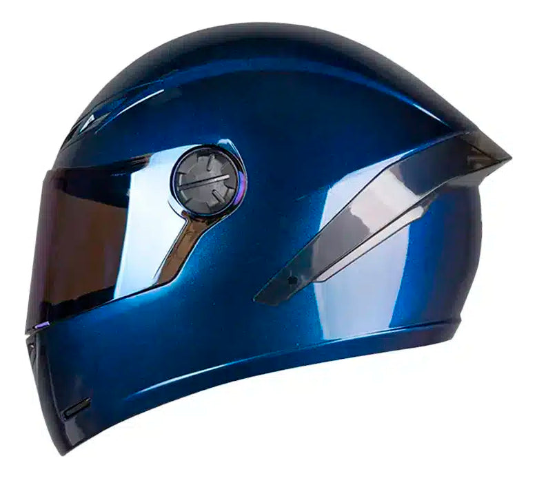Casco Integral Camaleón Marca Ich 501 Sp Certificado Dot Camaleón Azul