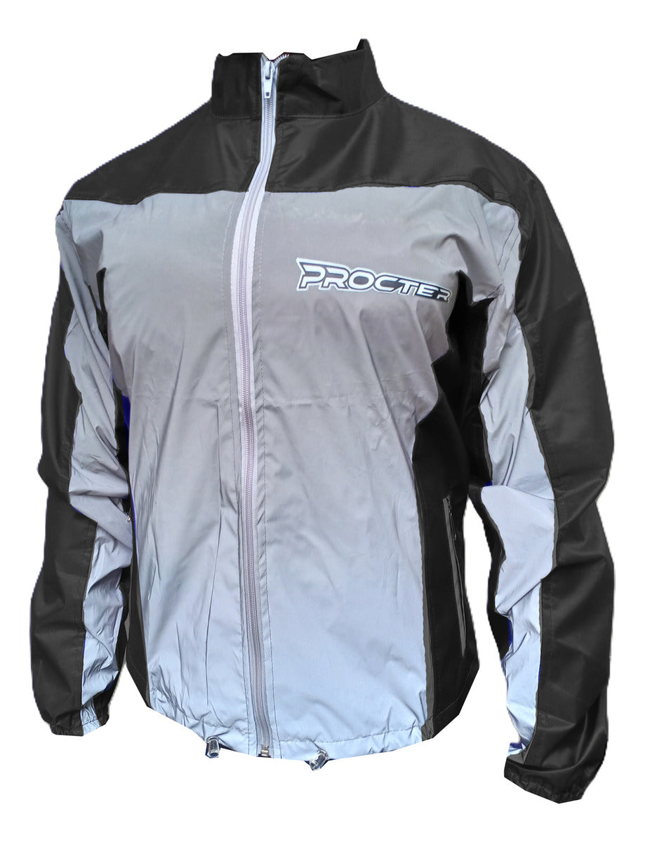 Chaqueta Rompevientos Reflectiva y Liviana L NegroC Dama