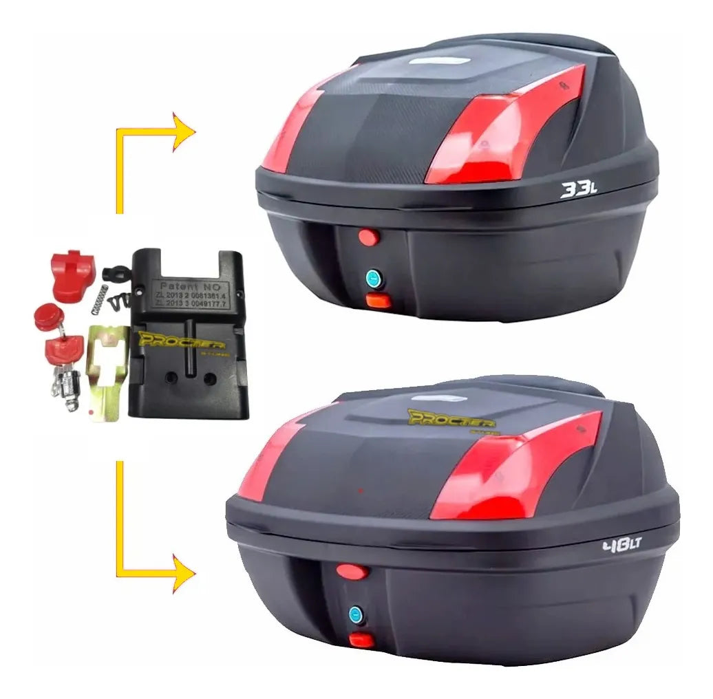 Chapa Para Maleteros Tomcat 33 Y 48 Litros Cerradura1