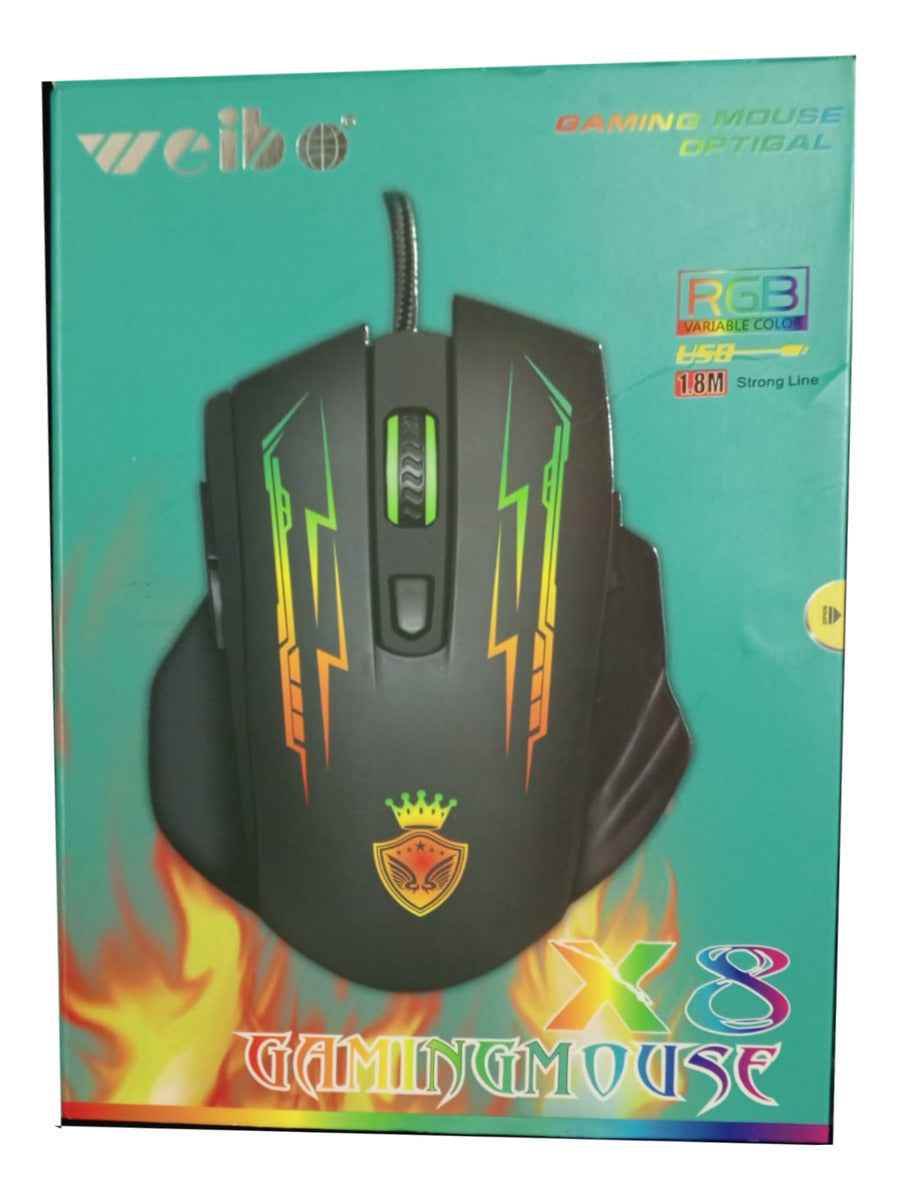 Mouse Gamer Pro 7d Óptico Usb 3200