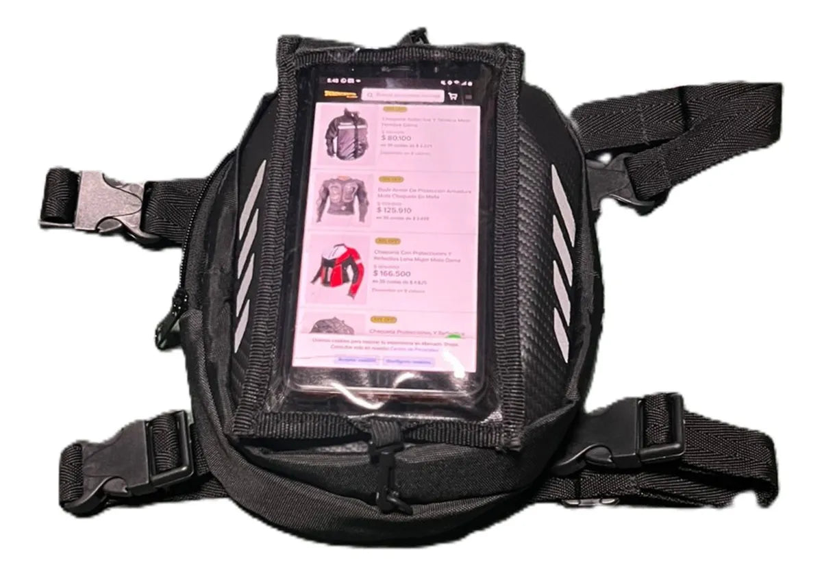 Tank Bag Rígido Porta Celular Piernero Expansible Tank Bag Rígido Porta Celular Piernero Expansible