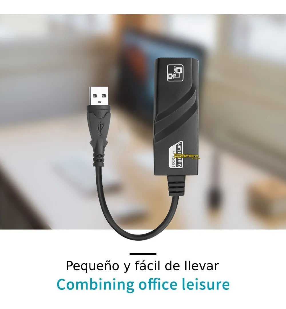 Tarjeta Adaptador De Red Convertidor Lan Red Rj45 Usb 3.02
