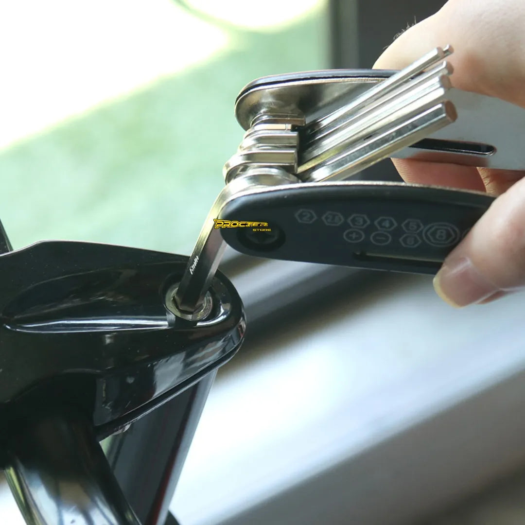 Kit De Herramientas Para Bicicleta 16 Funciones Llaves Copas1