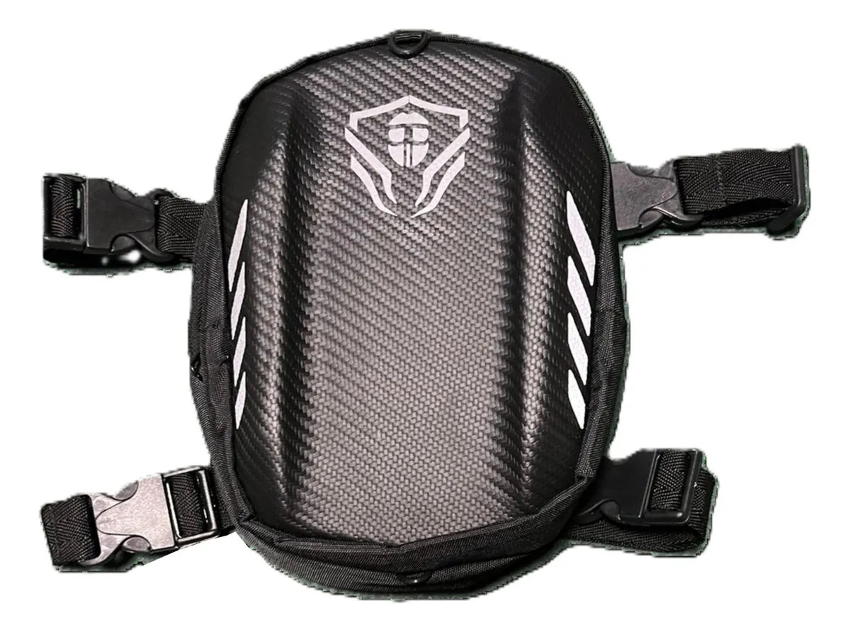 Tank Bag Rígido Porta Celular Piernero Expansible