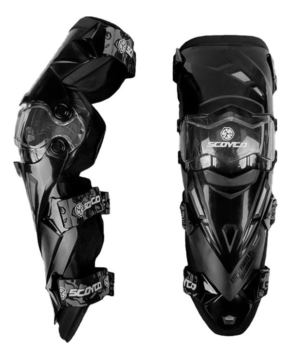 Rodilleras K12 Scoyco Negra Color Negro Talla Unica UNICA Negro
