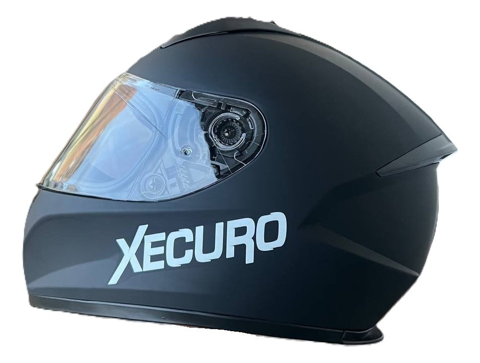 Casco Integral Certificado Negro Xecuro 918 Negro Solid