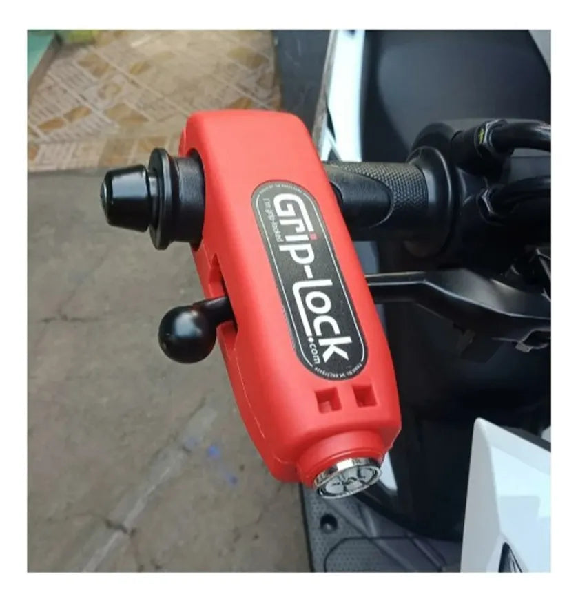 Candado Antirrobo Con Alarma Para Moto Manilar Universal5