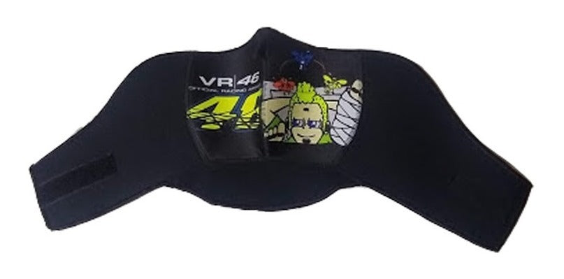 Máscara Antipolución Bici Moto Yofa Protectora Unica Negro Neopreno