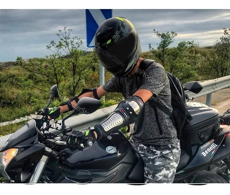 Coderas En Acero Inoxidable Para Moto Deportes1