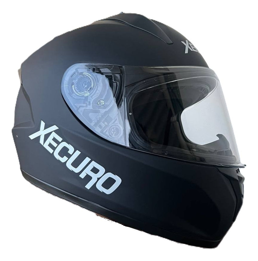 Casco Integral Certificado Negro Xecuro 918