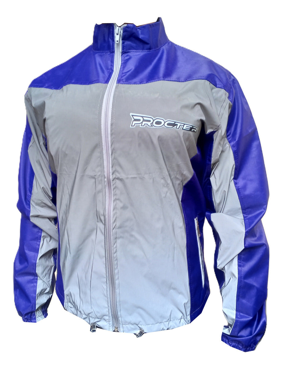 Chaqueta Rompevientos Reflectiva y Liviana L Morada Dama
