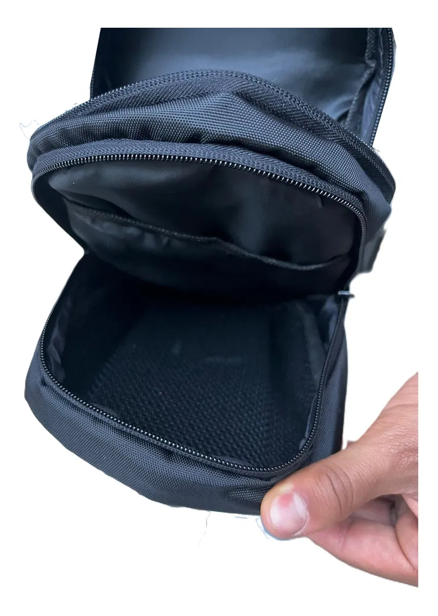 Tank Bag Rígido Porta Celular Piernero Expansible