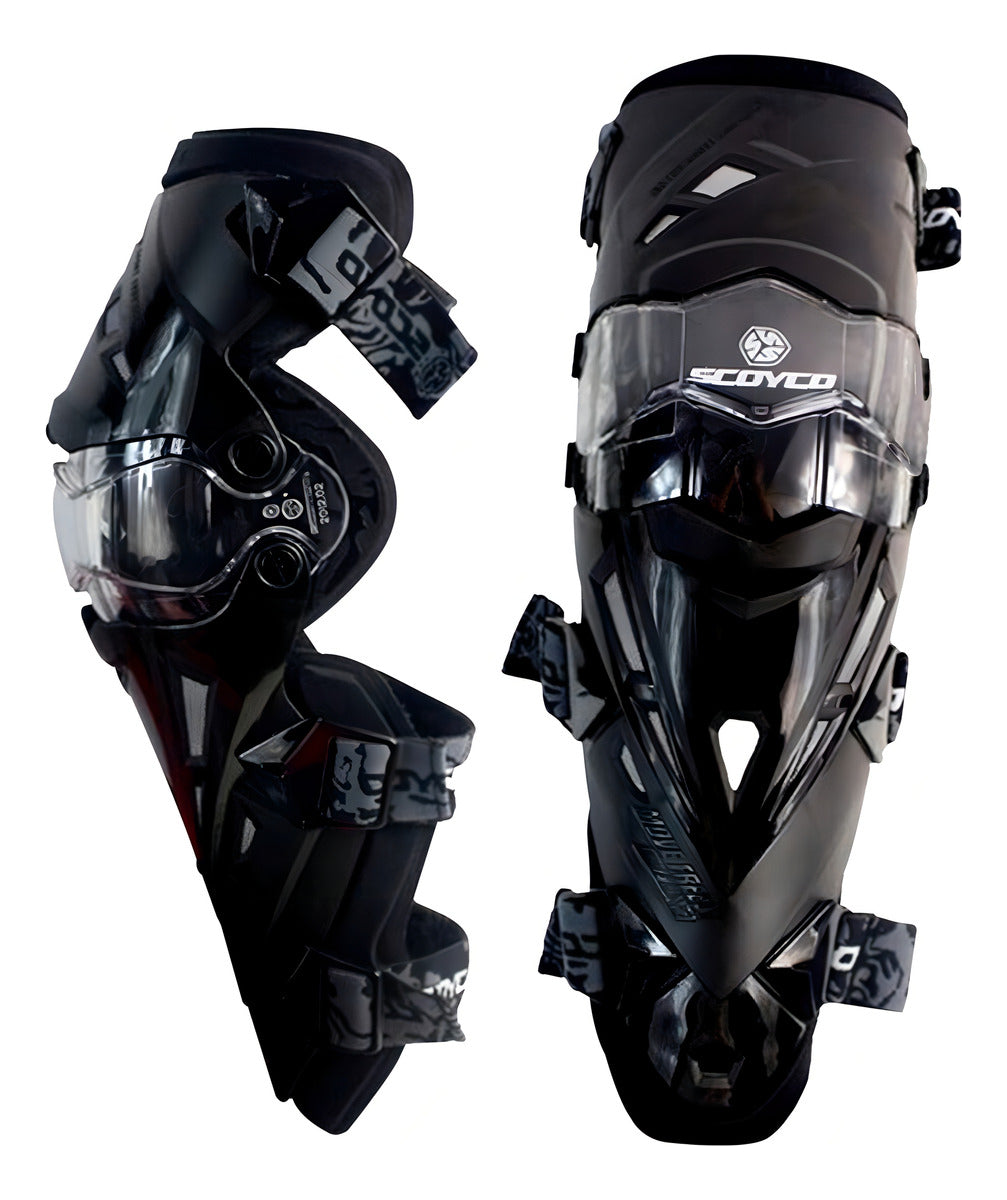 Rodilleras K12 Scoyco Negra Color Negro Talla Unica