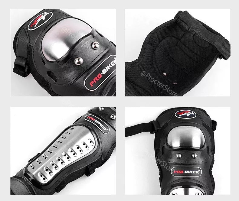 Coderas En Acero Inoxidable Para Moto Deportes4