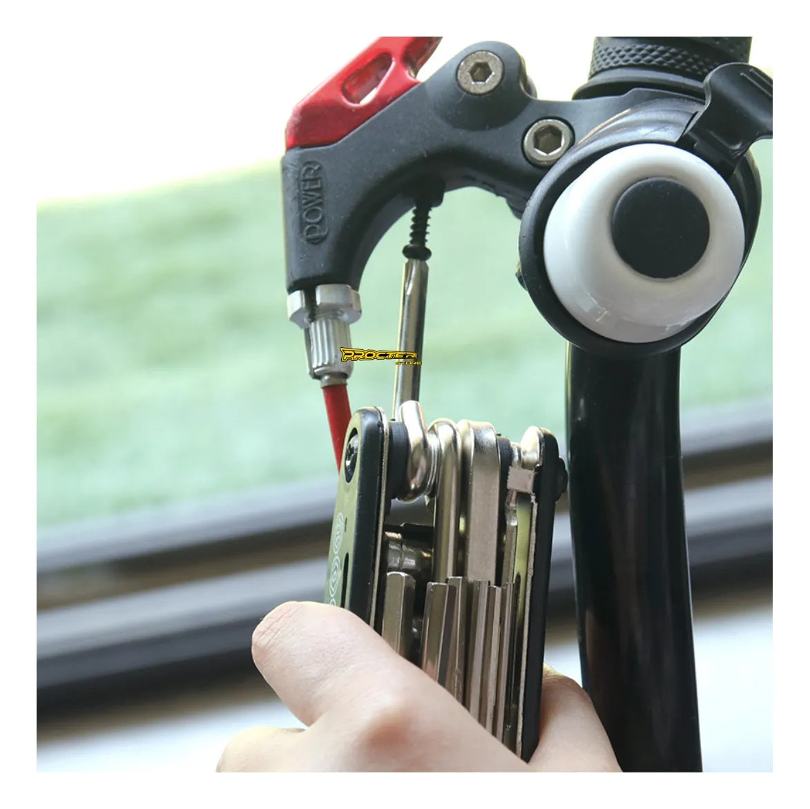 Kit De Herramientas Para Bicicleta 16 Funciones Llaves Copas3