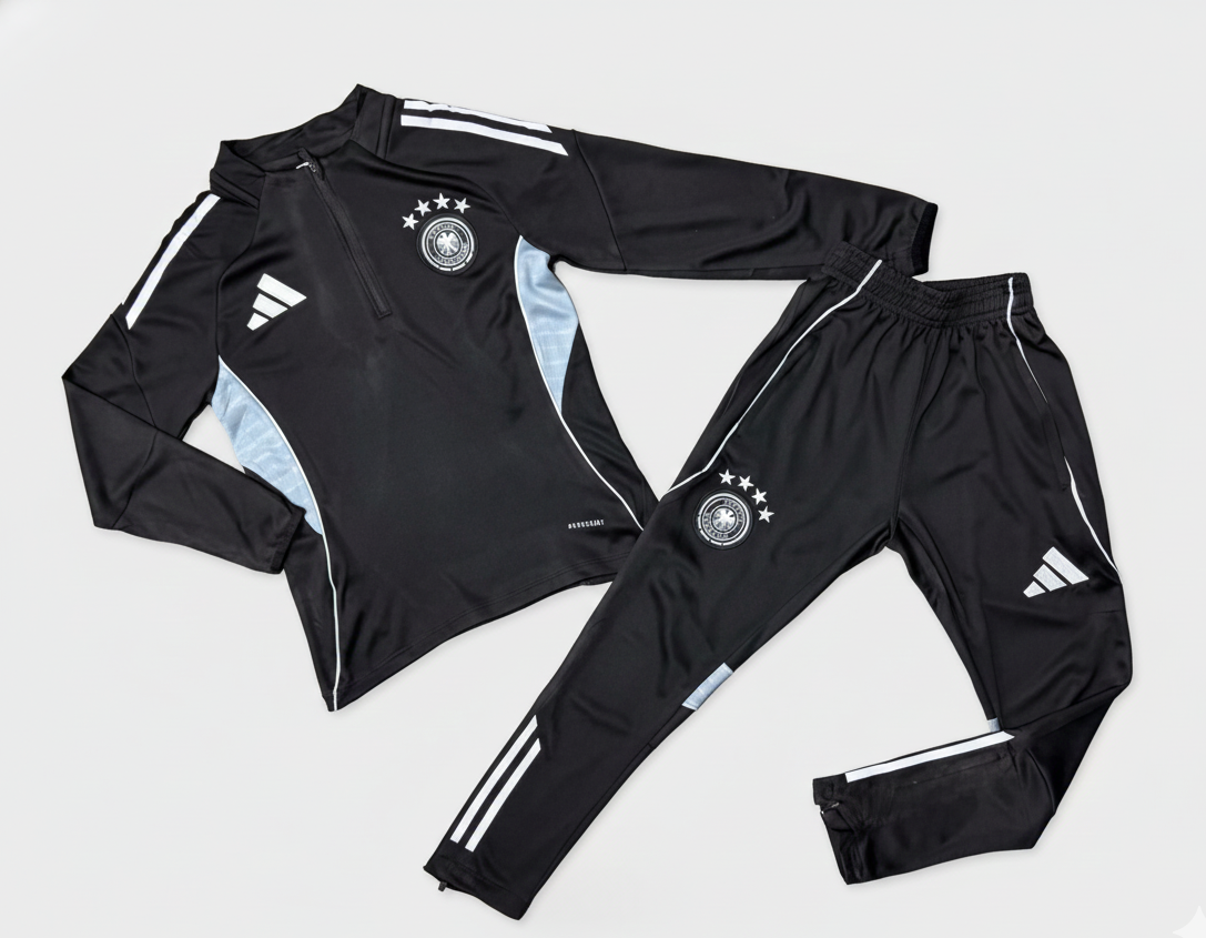 Sudadera Alemania Niños Negro