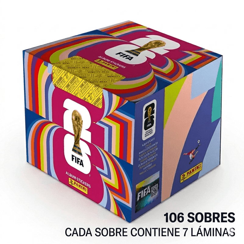 Caja Album Panini Mundial 2026
