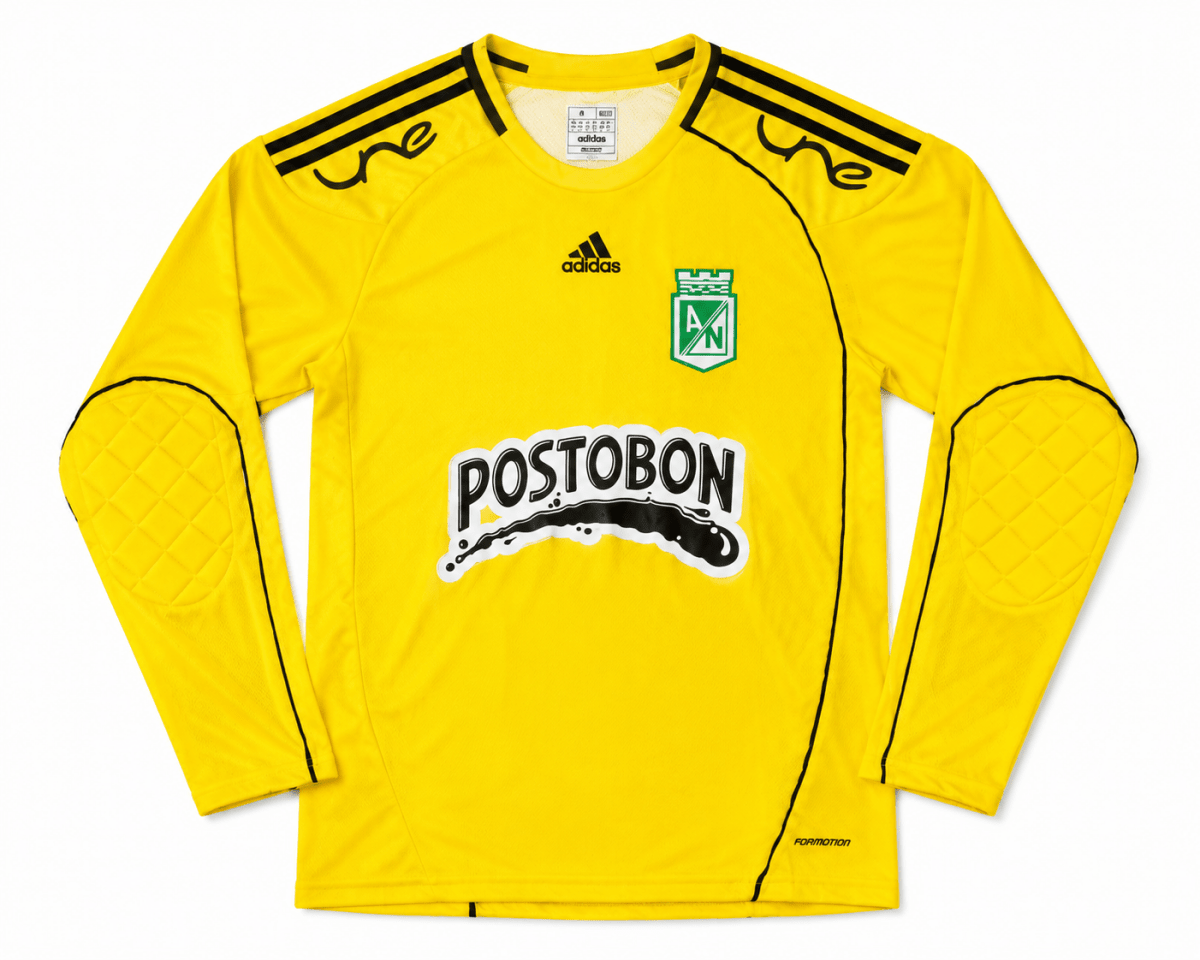 Camiseta Manga Larga Gaston Pezzuti Retro Nacional Amarillo