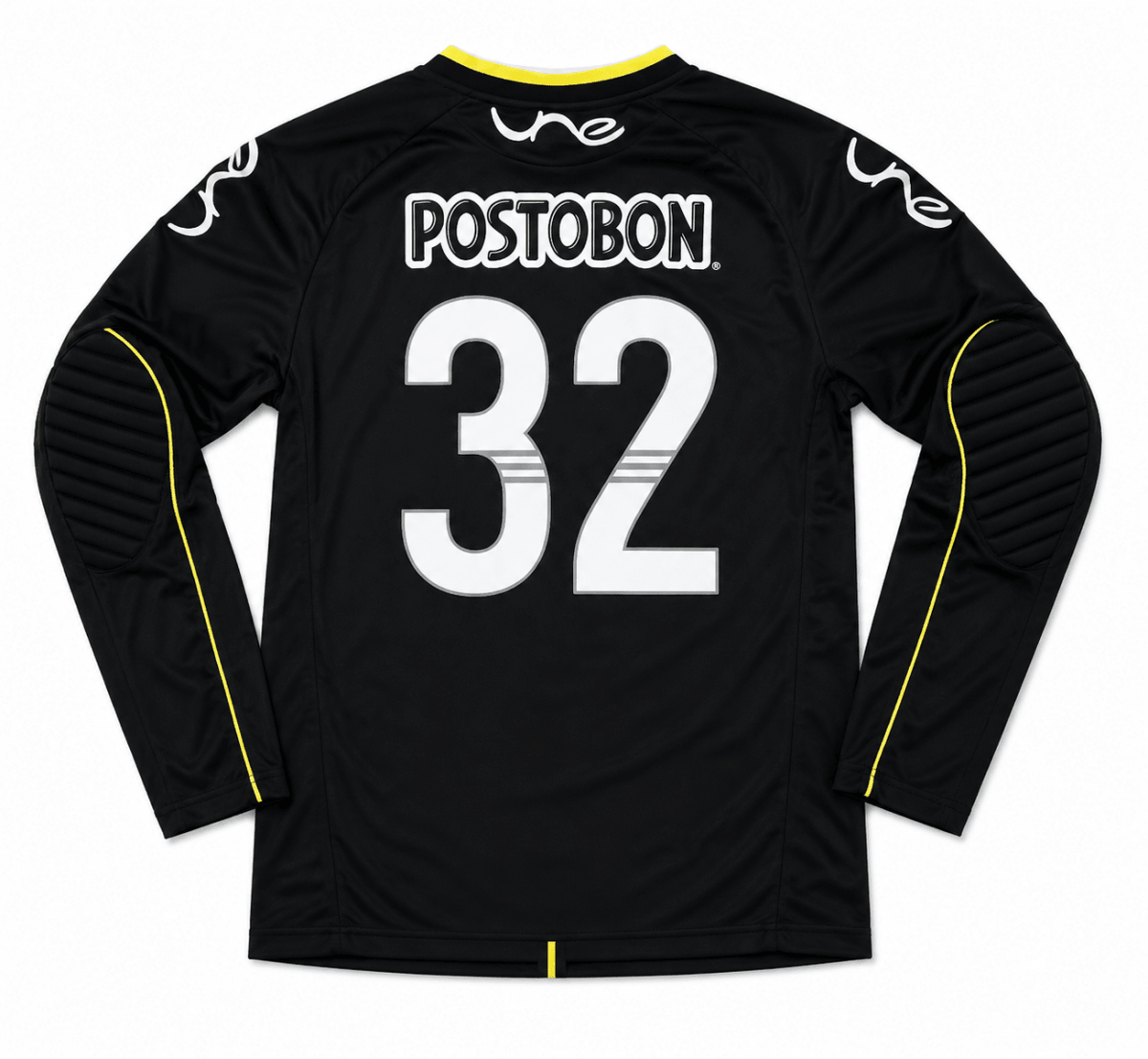 Camiseta Manga Larga Gaston Pezzuti Retro Nacional Negro