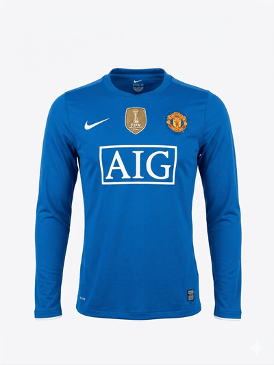 Camiseta Retro Azul Manchester United 2008 Versión Jugador y Fan - Calidad 1:1 | Velocity Savage