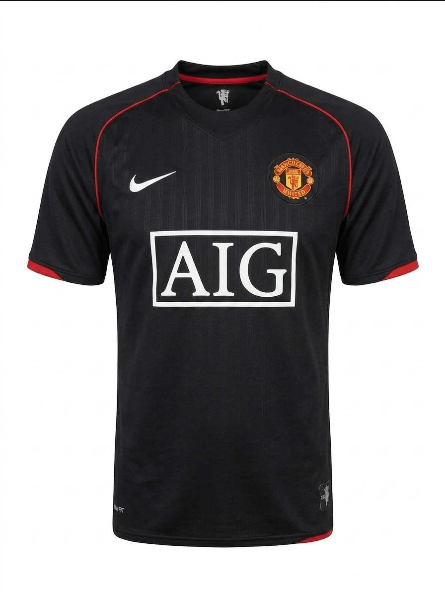 Camiseta Visitante Manchester United 2007/08 Versión Jugador y Fan - Calidad 1:1 | Velocity Savage