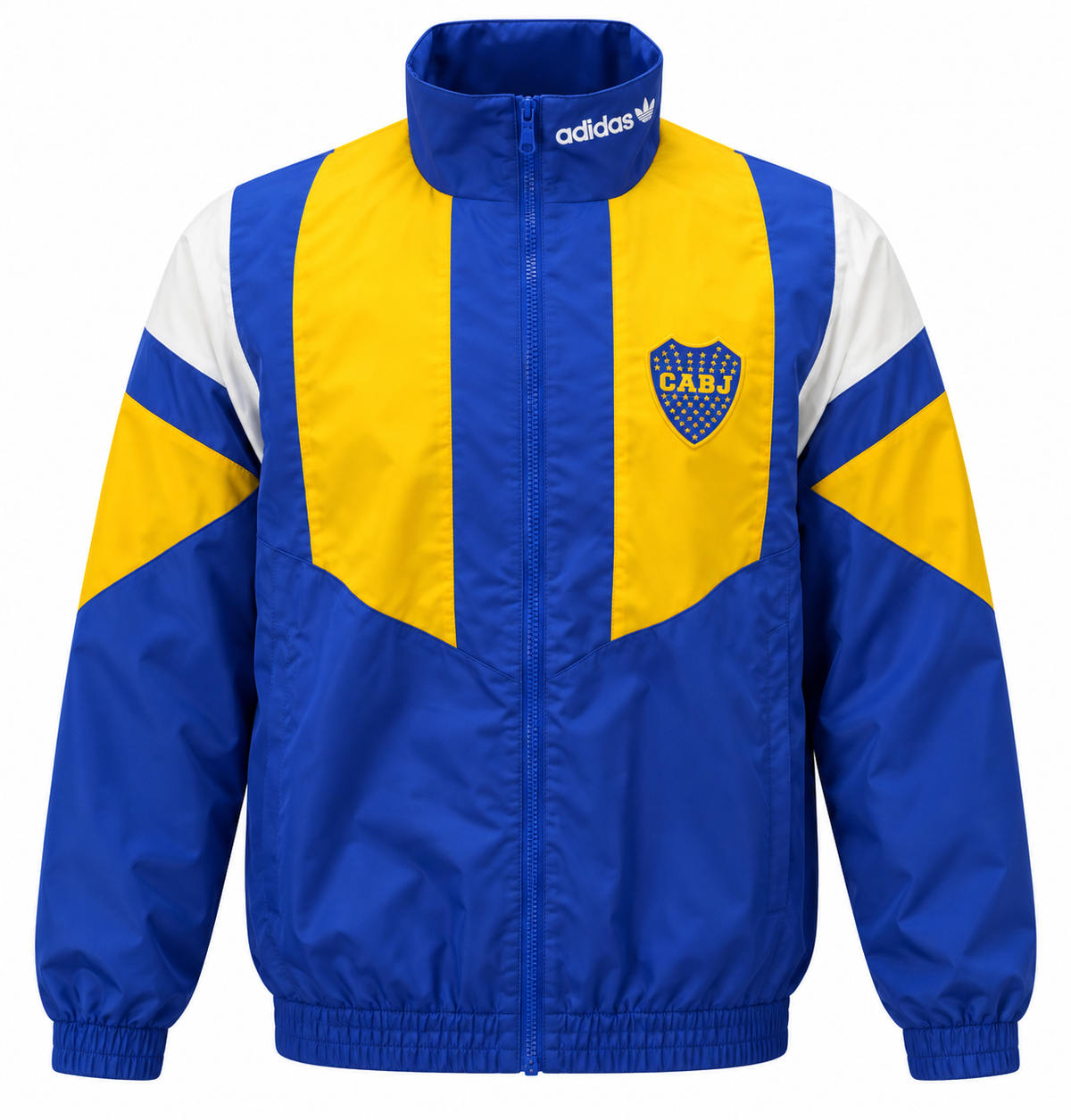 Chaqueta retro azul y amarilla de Boca Juniors Adidas