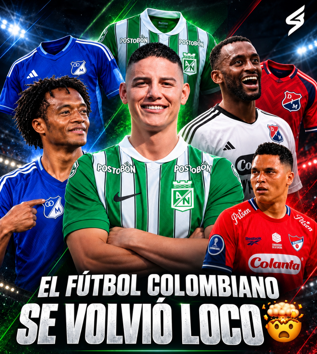 Contratações de 2026 do futebol colombiano: quem chegou e qual camisa procurar - Velocity Savage