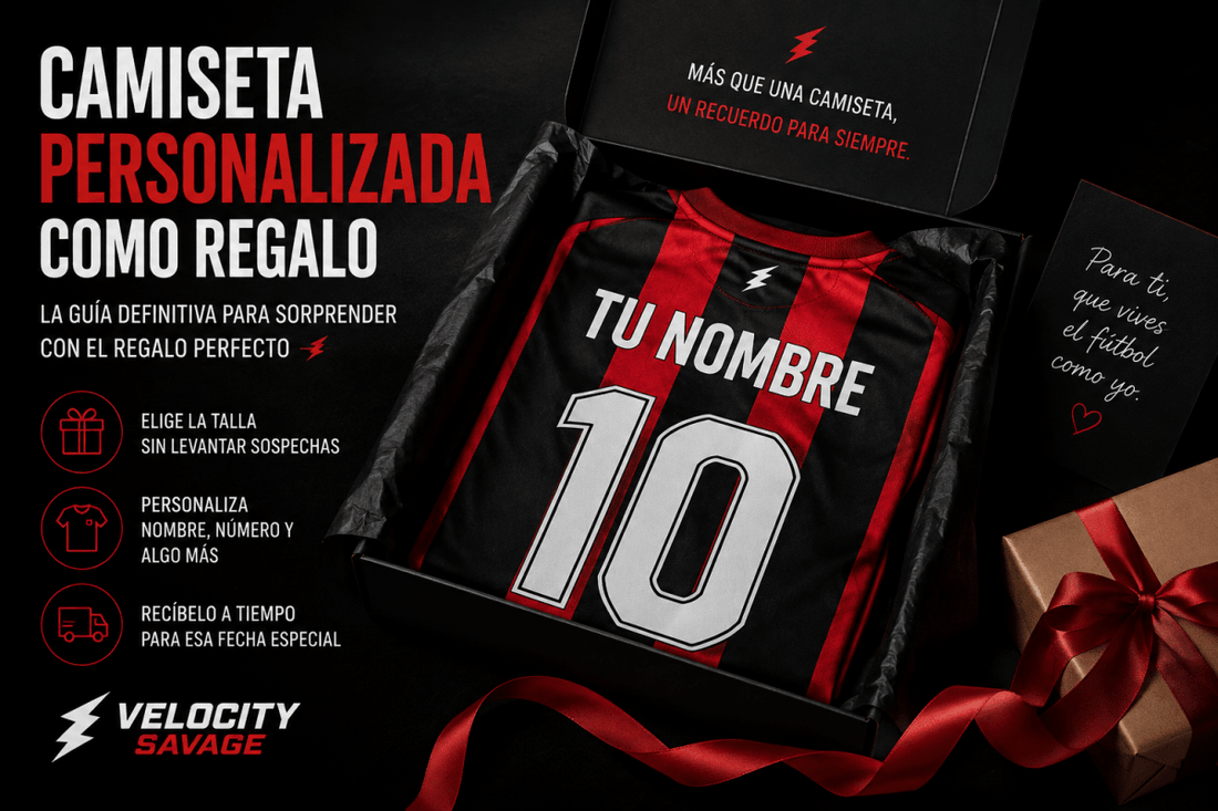 Camiseta personalizada como regalo: talla, dorsal y todo lo que debes saber - Velocity Savage