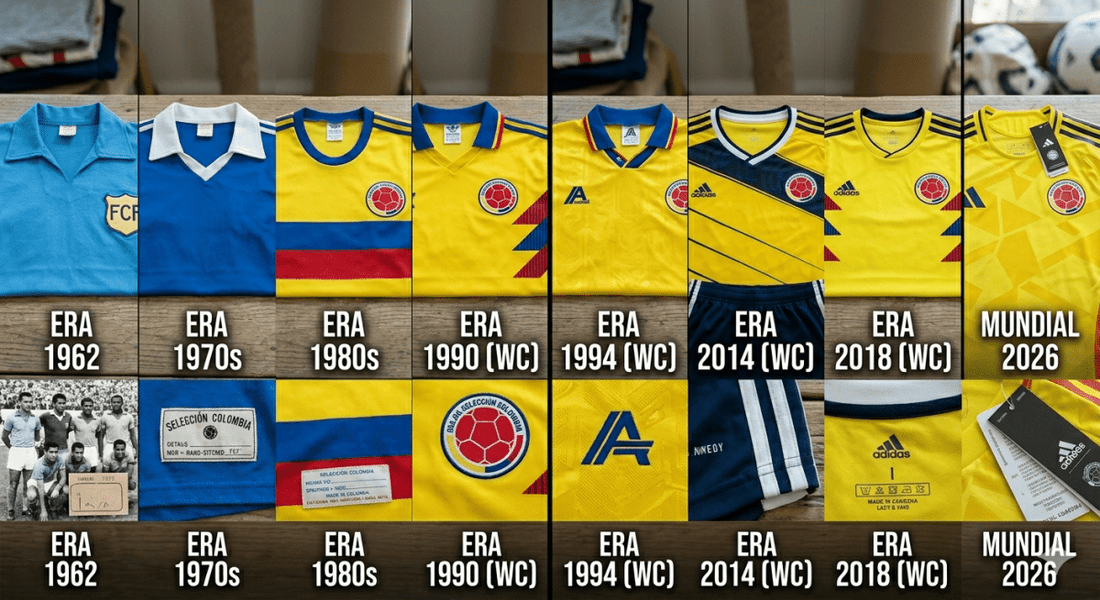 Historia de la Camiseta de la Selección Colombia: De 1962 al Mundial 2026 - Velocity Savage