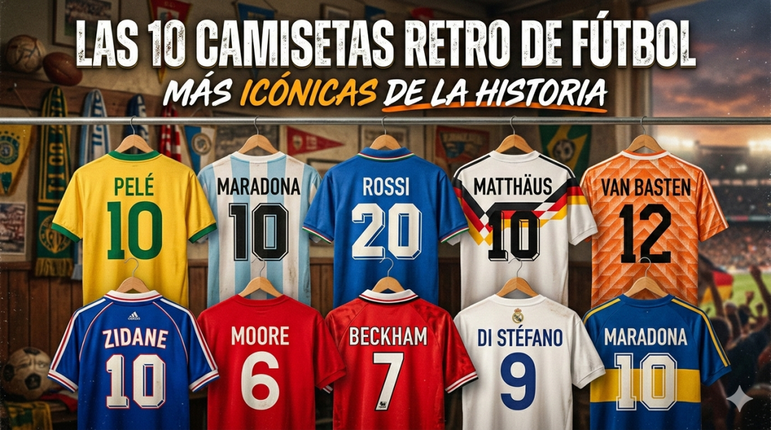 Las 10 Camisetas Retro de Fútbol Más Icónicas de la Historia - Velocity Savage
