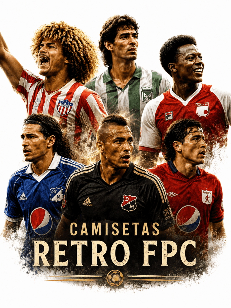Camisetas Retro FPC | Fútbol Colombiano Vintage