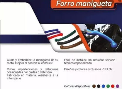 2 Protectores Forro En Goma Maniguetas Universal Para Moto - Velocity Savage