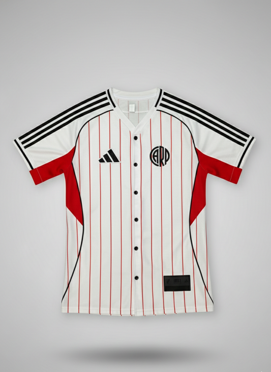 Camiseta Beisbolera River Plate Retro Streetwear Beisbolera_River_Plate_Retro_Streetwear | Velocity Savage - Ropa Deportiva de Fútbol en Colombia