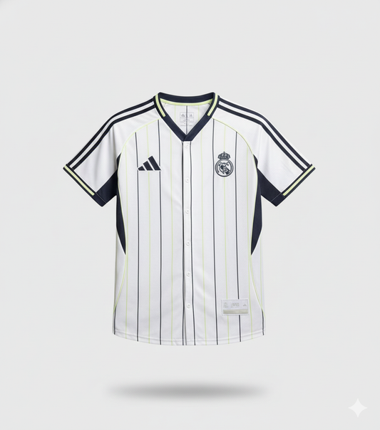 Camisa Beisbolera Edición Especial Real Madrid Beisbolera_real_madrid | Velocity Savage - Ropa Deportiva de Fútbol en Colombia