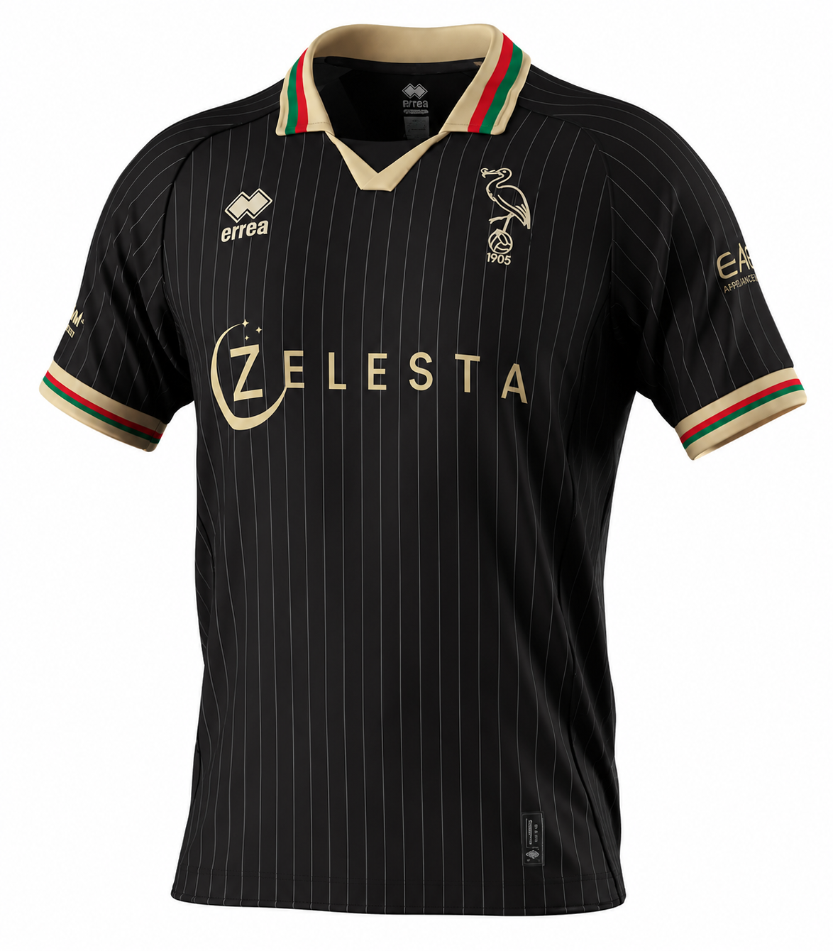 Camiseta ADO Den Haag 26-27 con escudo y logos termosellados