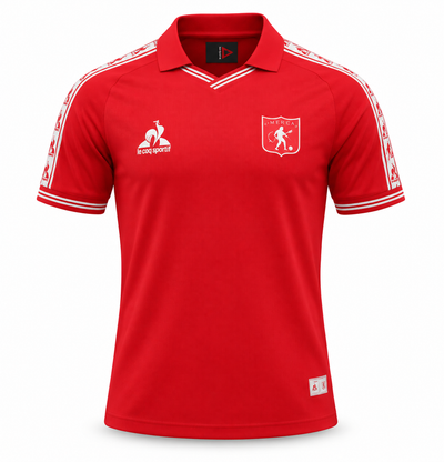 Camiseta Competencia 2025 América de Cali roja de Le Coq Sportif - frente