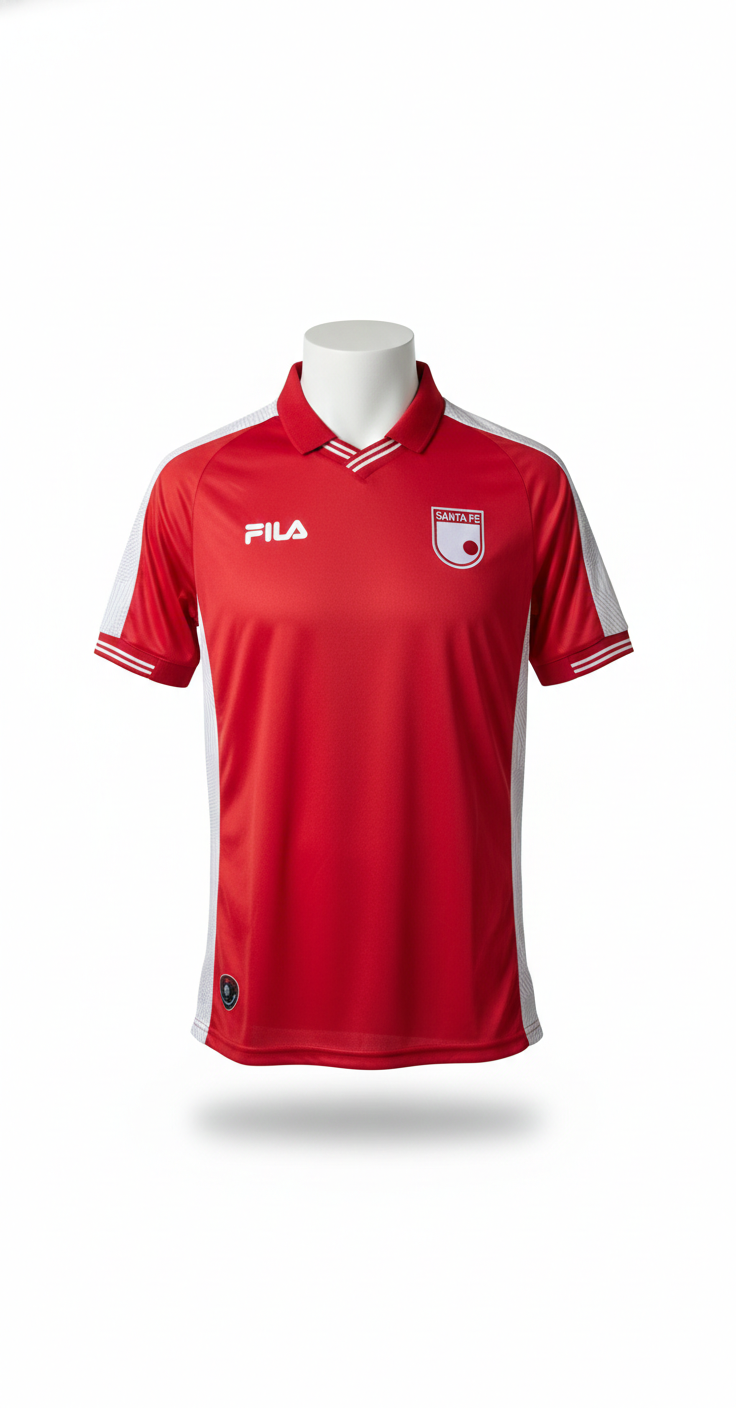 Camiseta Independiente Santa Fe 2026 Versión Jugador frente y espalda calidad premium