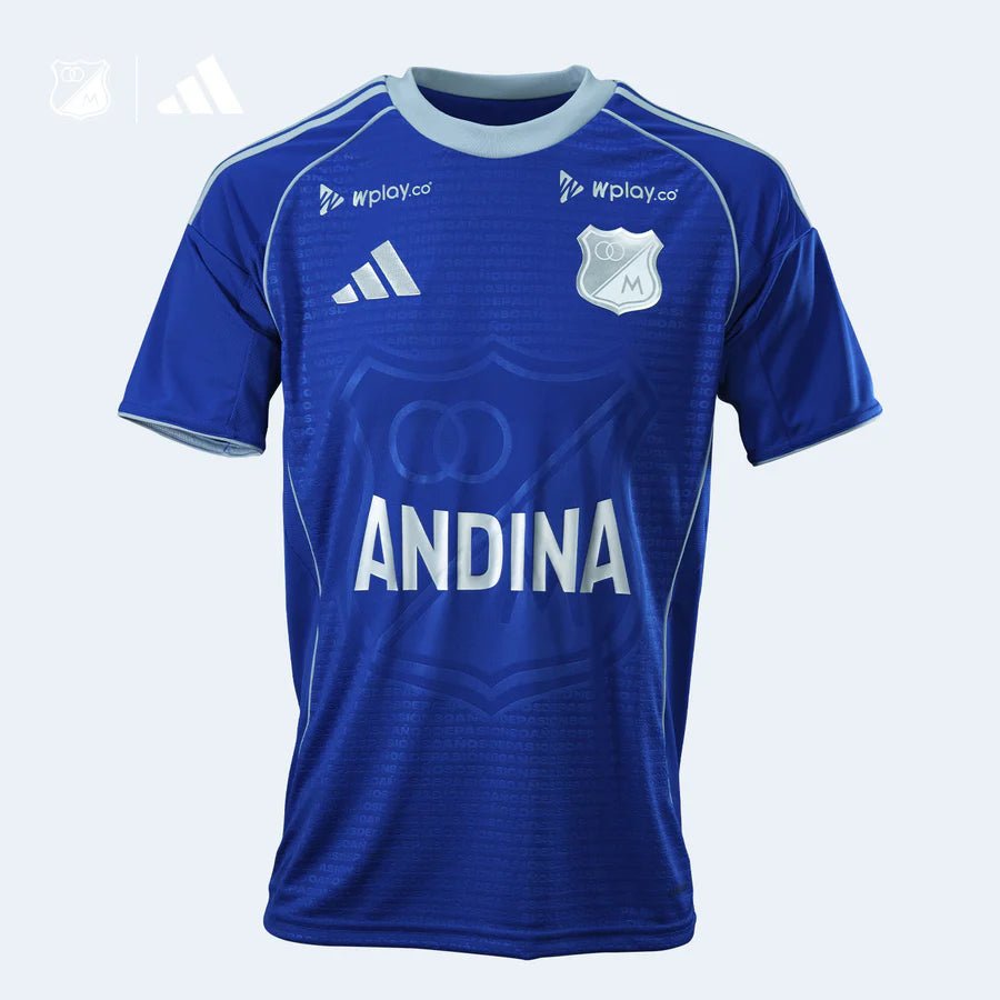 Camiseta Local Millonarios FC 2026 Azul