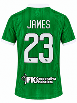 Camisa do Atlético Nacional James Rodríguez 23 verde com escudo termocolado