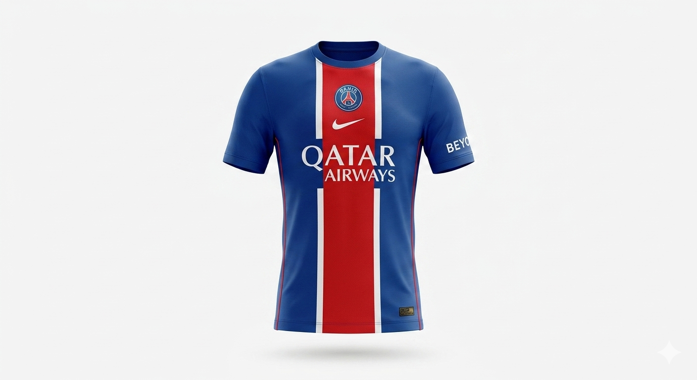 Camiseta PSG 2026/2027 versión jugador azul oscuro de Velocity Savage