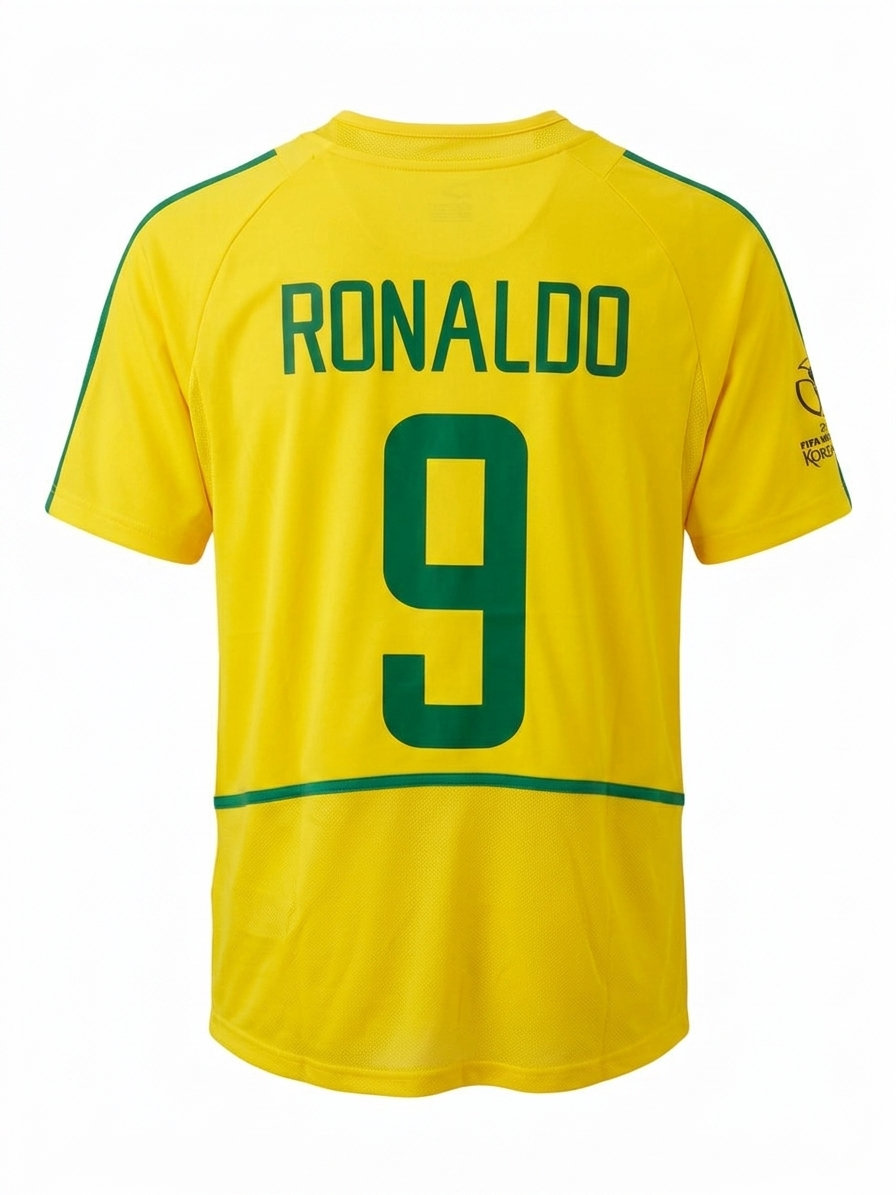 Camiseta Retro Brasil Ronaldo 2002