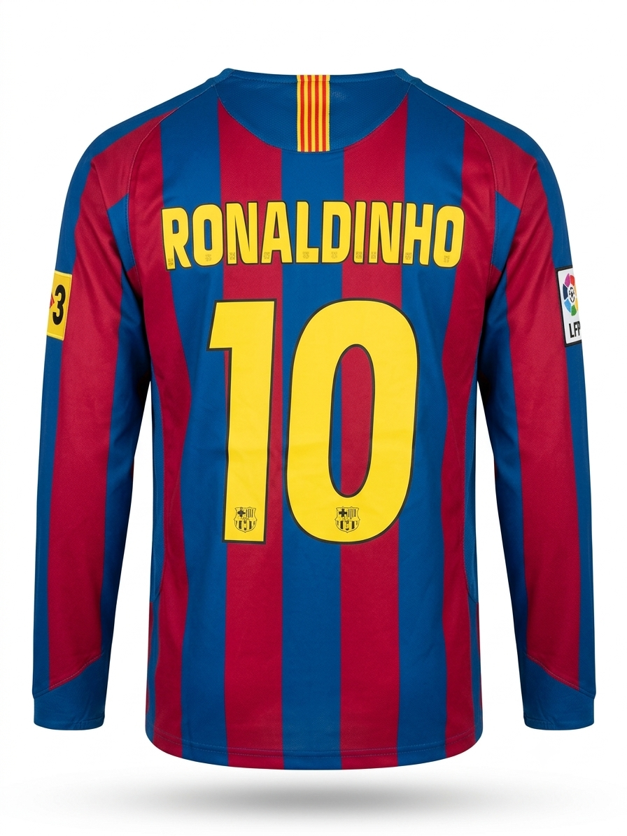 Camiseta Retro Ronaldinho Barcelona 2006